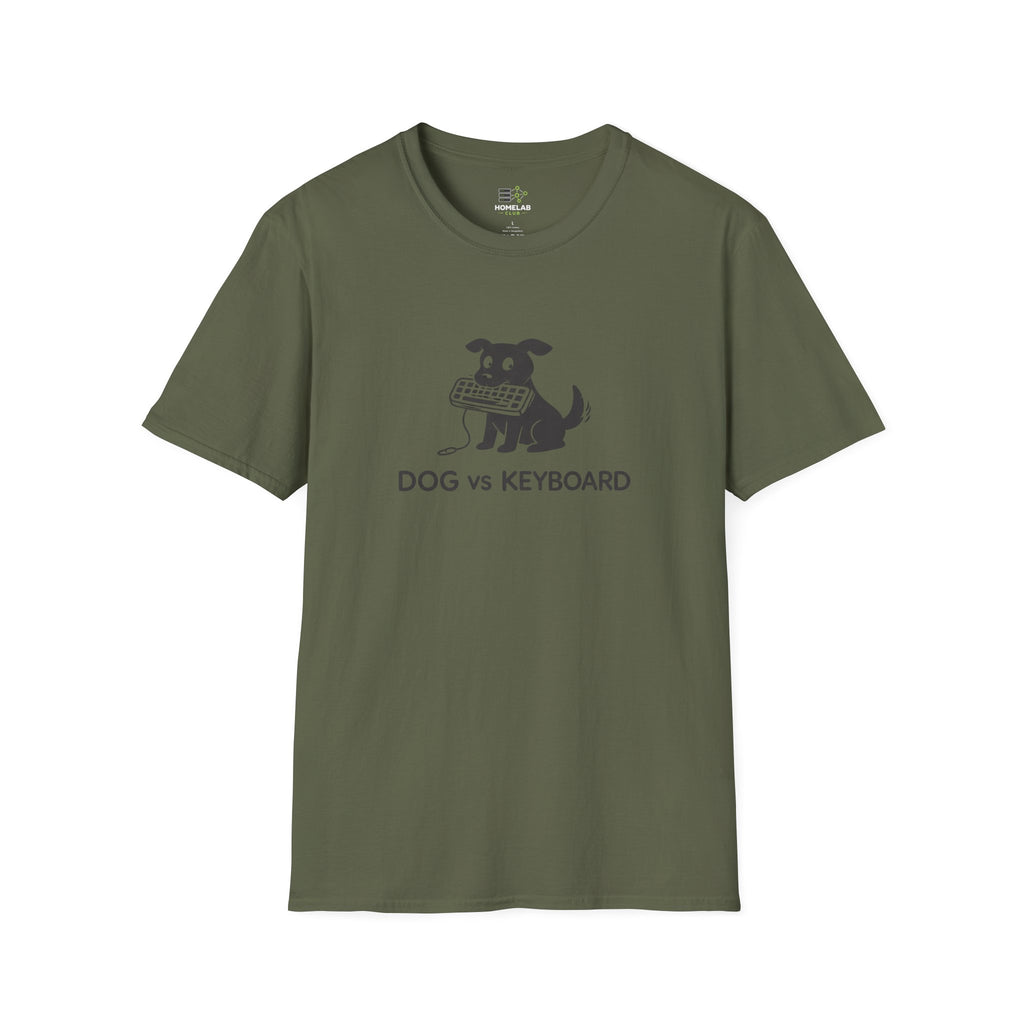Dog vs Keyboard T-Shirt