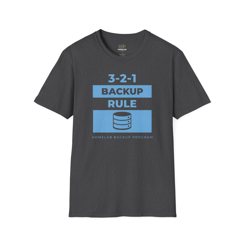 3-2-1 Backup Rule T-Shirt