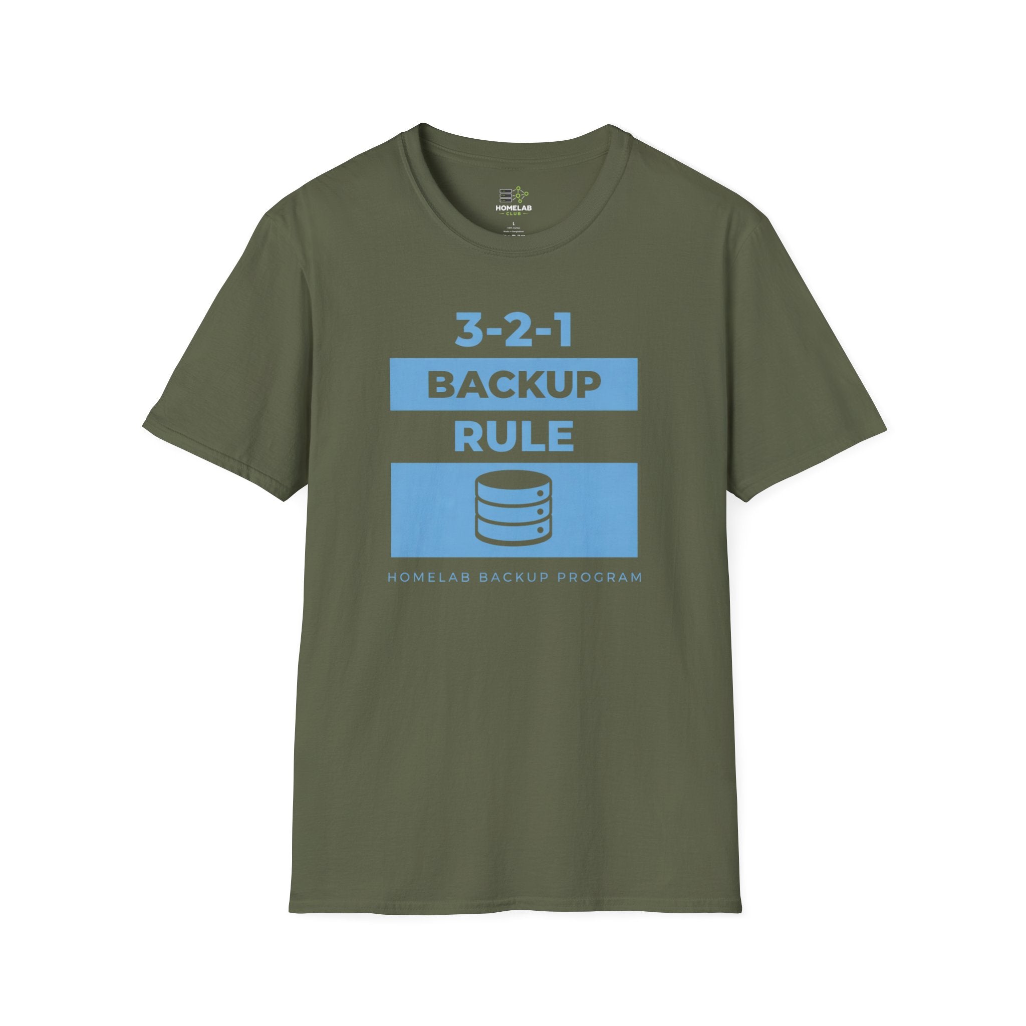 3-2-1 Backup Rule T-Shirt