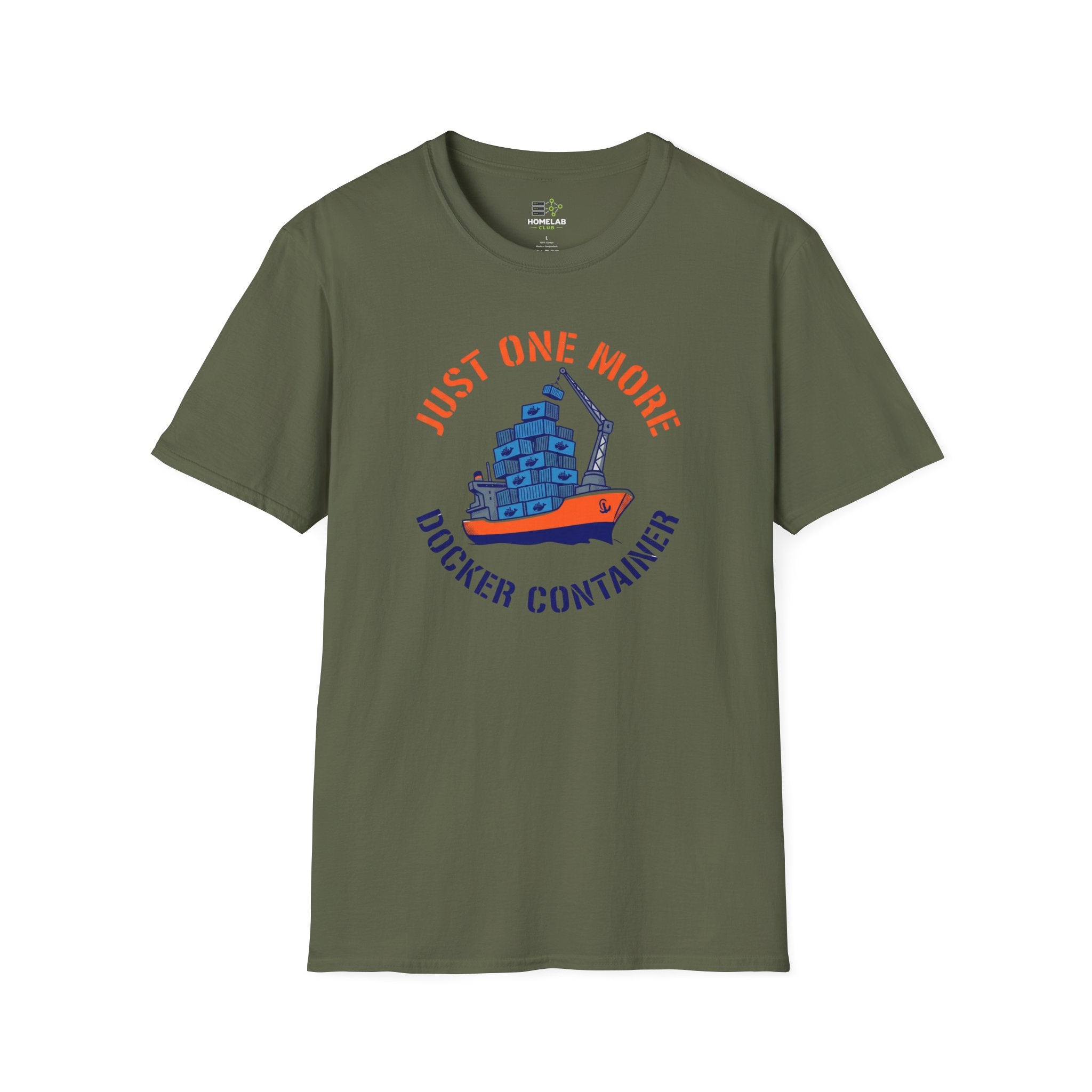 Just One More Docker Container T-Shirt