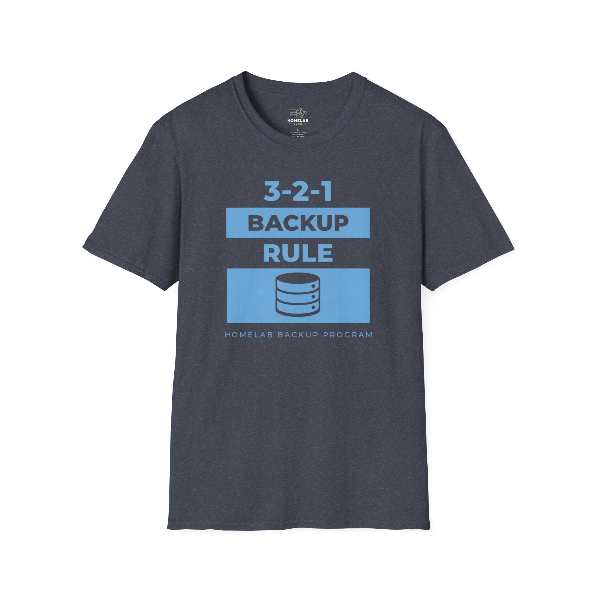 3-2-1 Backup Rule T-Shirt