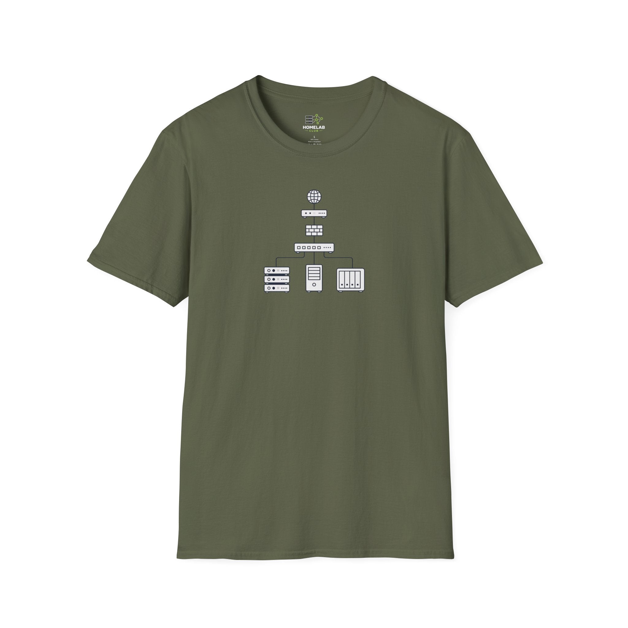 Network Topology Diagram T-Shirt