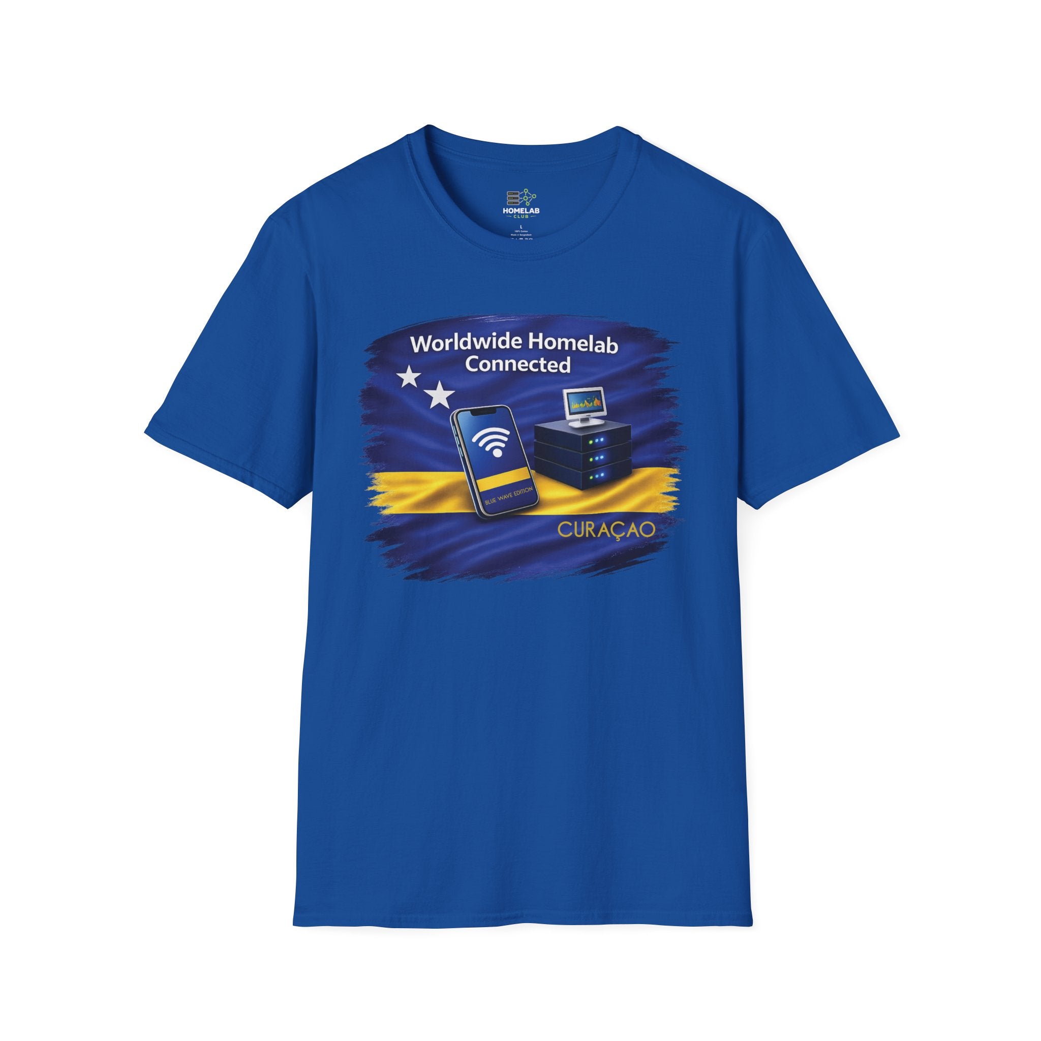 Worldwide Homelab Connected T-Shirt | Blue Waves Edition 2026