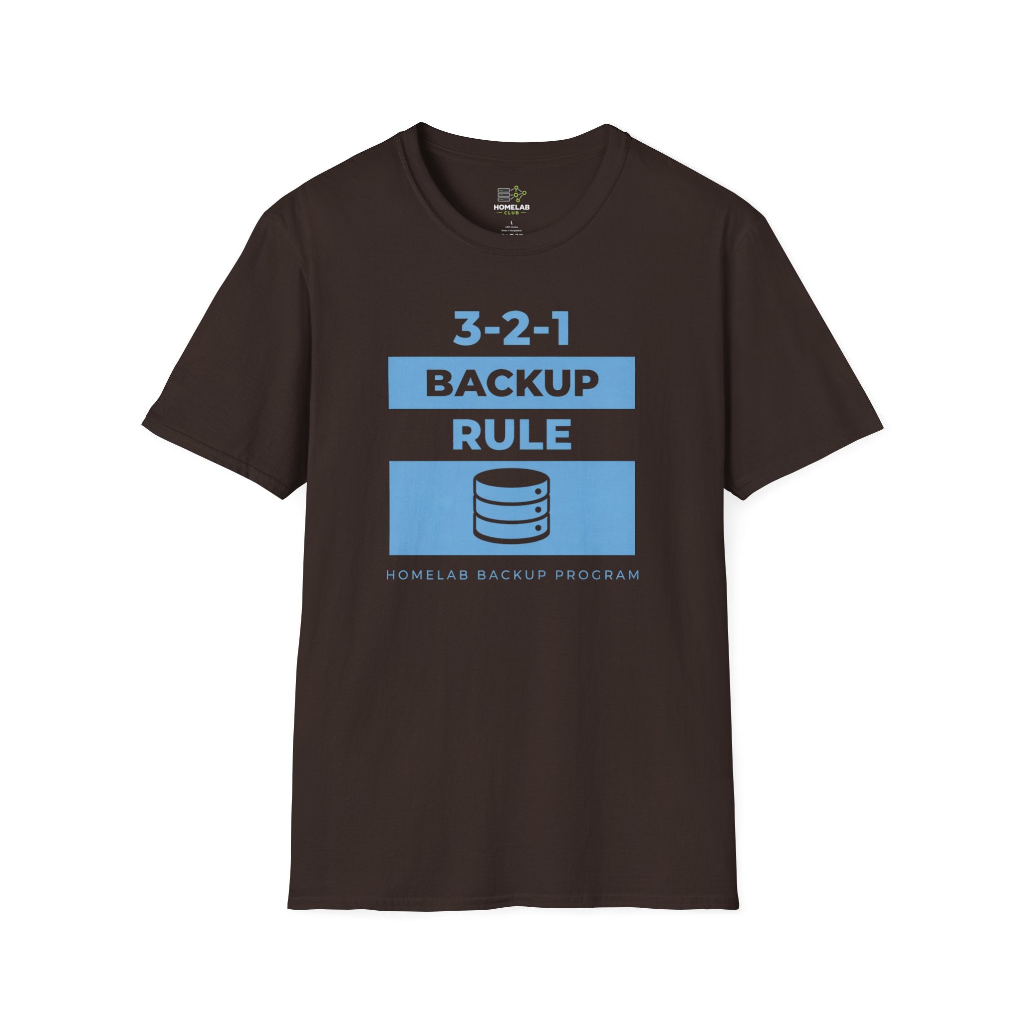 3-2-1 Backup Rule T-Shirt
