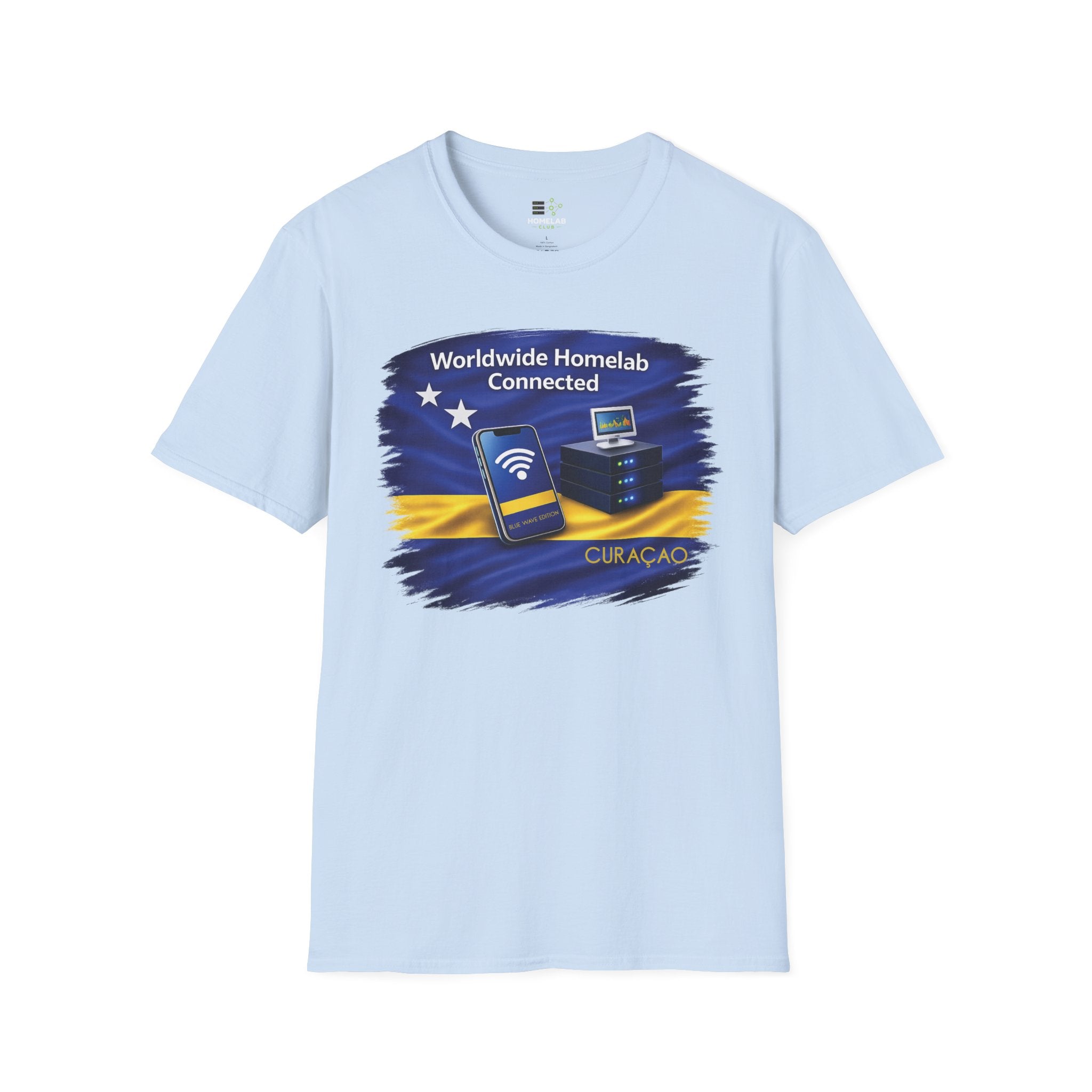 Worldwide Homelab Connected T-Shirt | Blue Waves Edition 2026