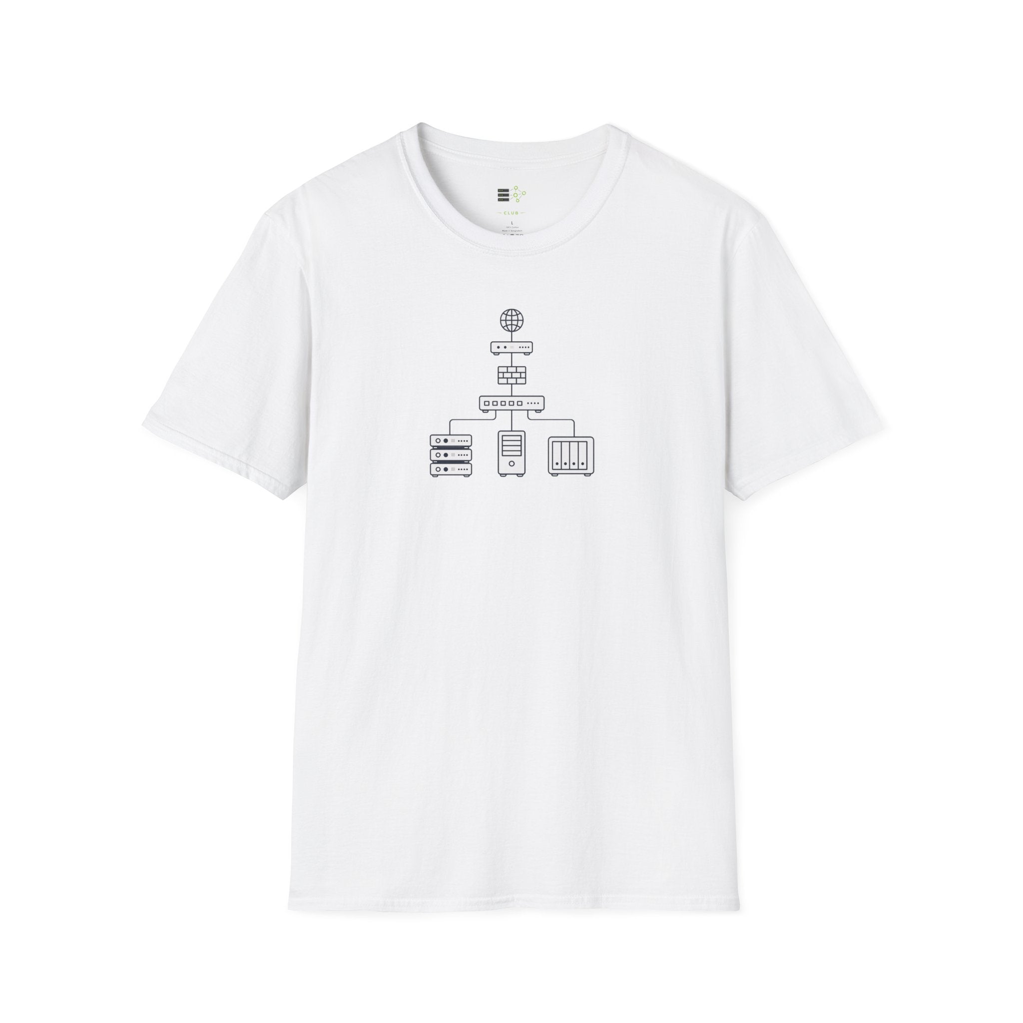 Network Topology Diagram T-Shirt