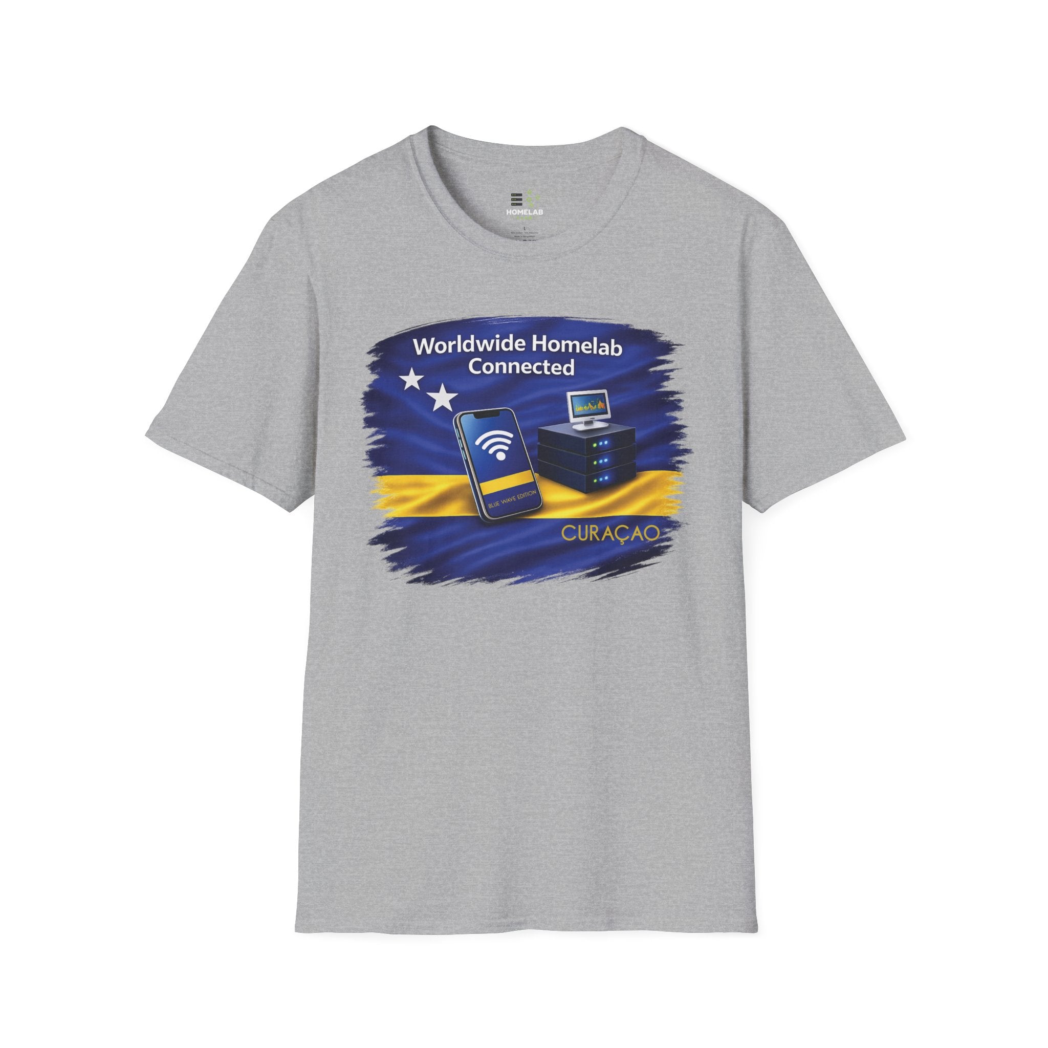 Worldwide Homelab Connected T-Shirt | Blue Waves Edition 2026