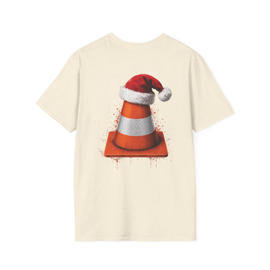 Traffic Cone Christmas T-Shirt