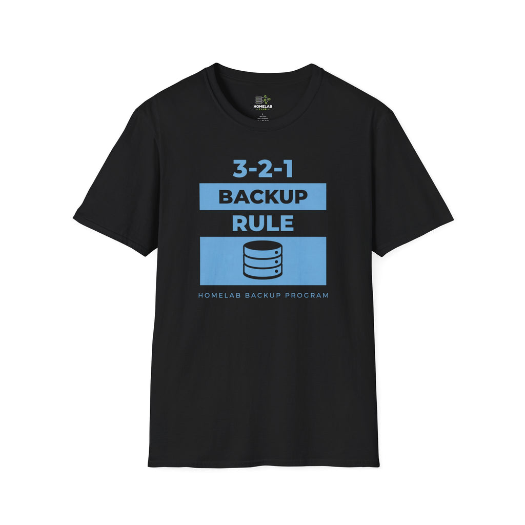3-2-1 Backup Rule T-Shirt