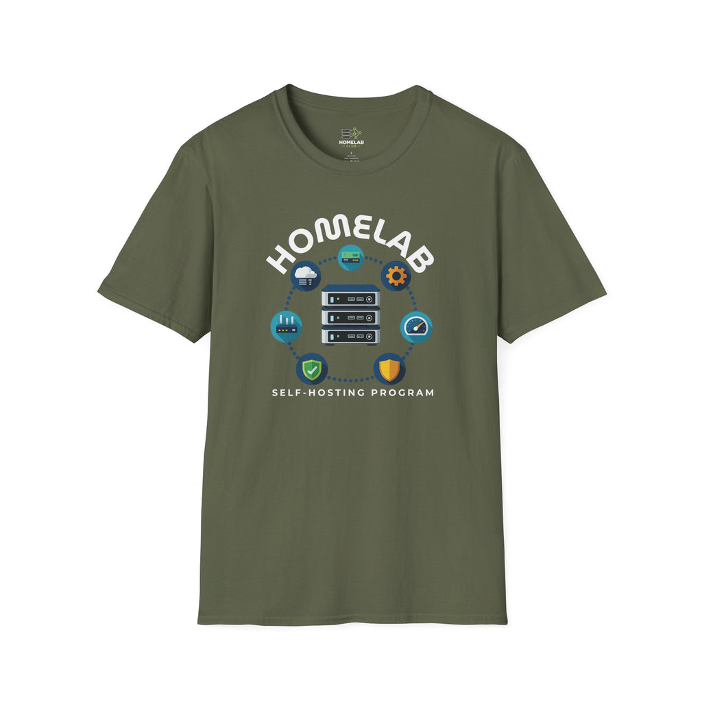 Homelab Self-Hosting Program T-Shirt