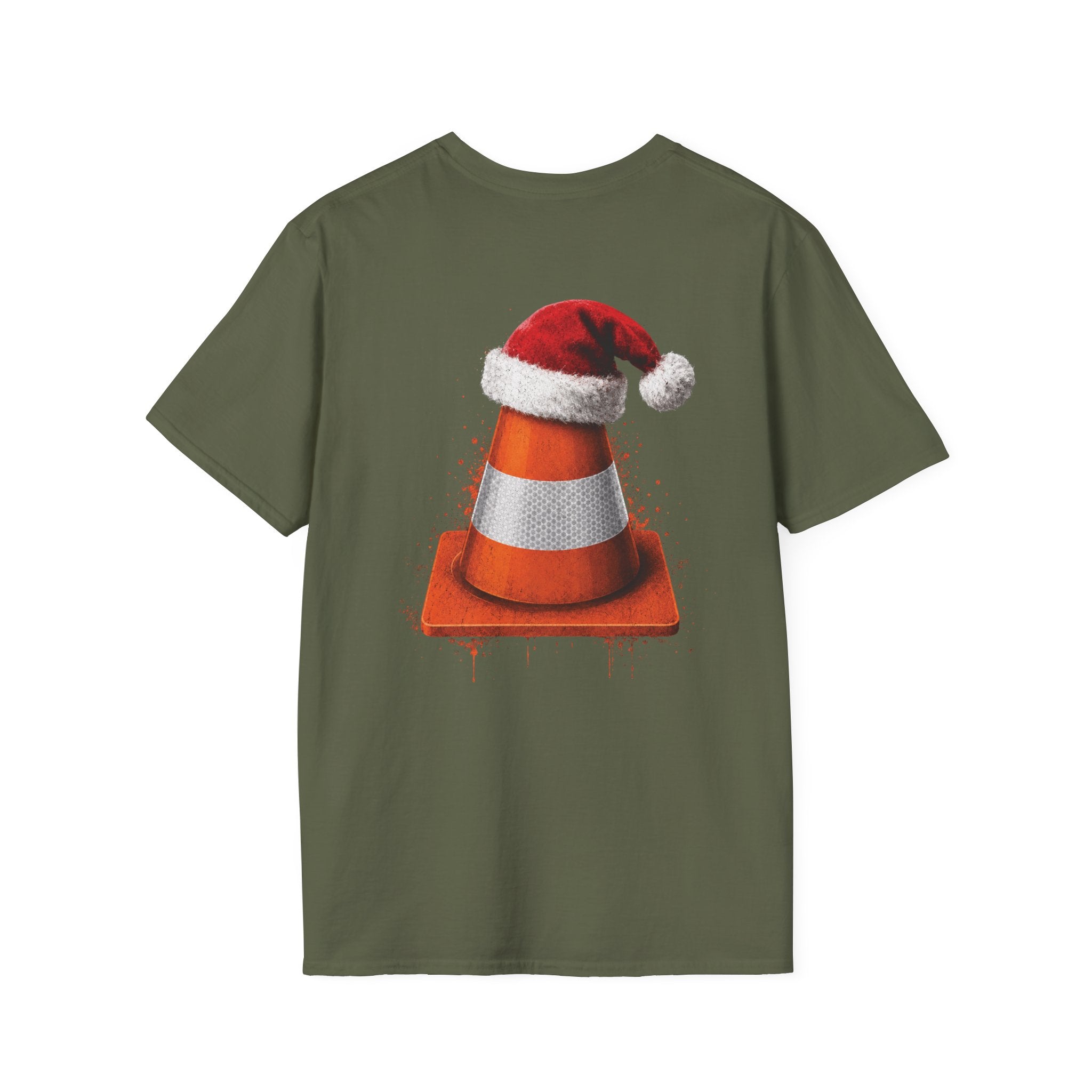 Traffic Cone Christmas T-Shirt