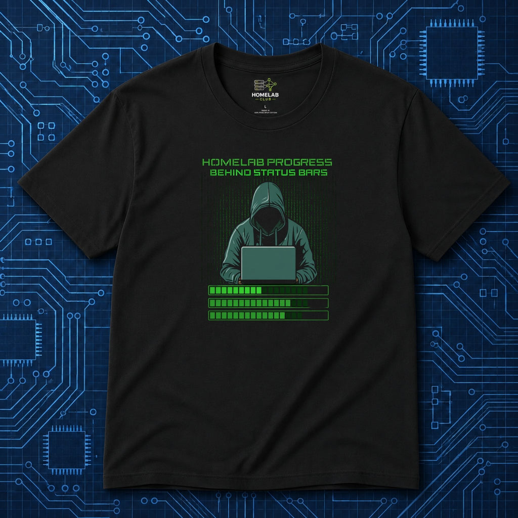 Progress Behind Status Bars T-Shirt