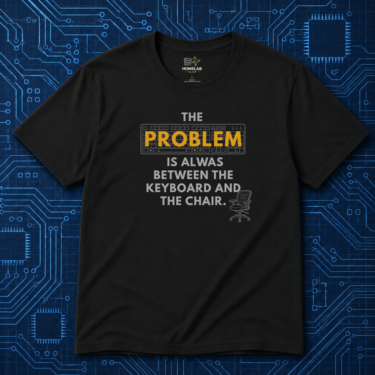Between Keyboard And Chair T-Shirt