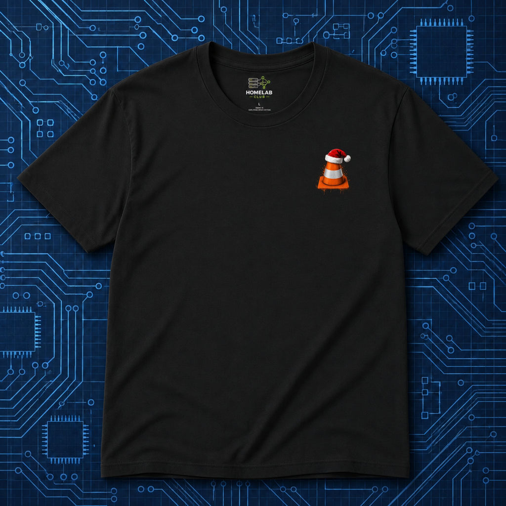 Traffic Cone Christmas T-Shirt