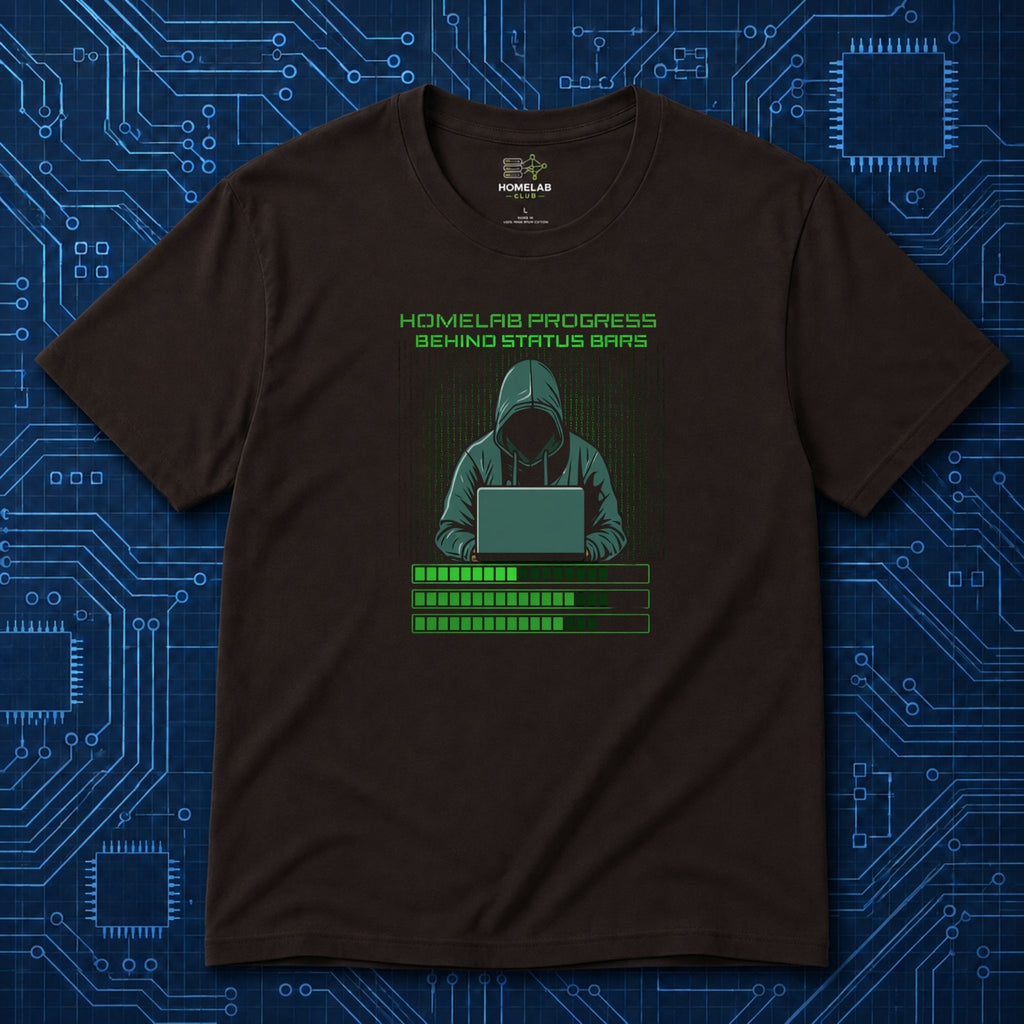 Progress Behind Status Bars T-Shirt
