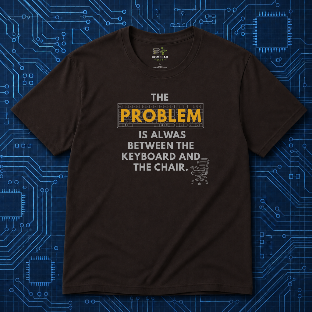 Between Keyboard And Chair T-Shirt