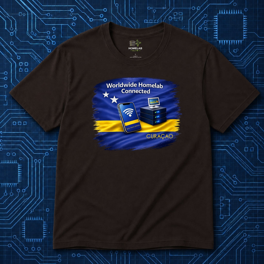 Worldwide Homelab Connected T-Shirt | Blue Waves Edition 2026
