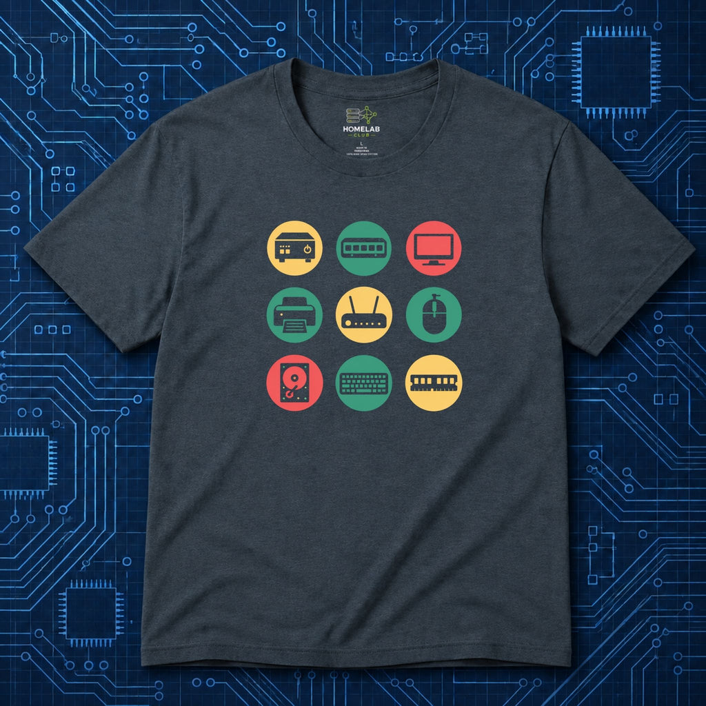 Homelab Key Components T-Shirt