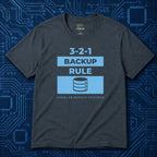 3-2-1 Backup Rule T-Shirt