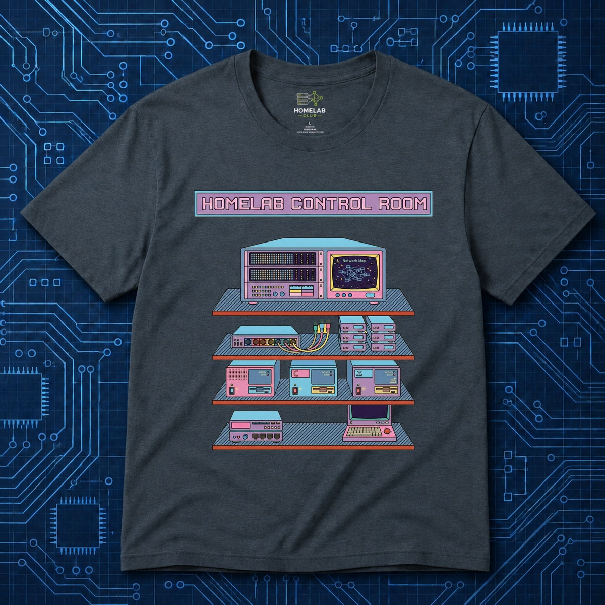 Homelab Control Room T-Shirt
