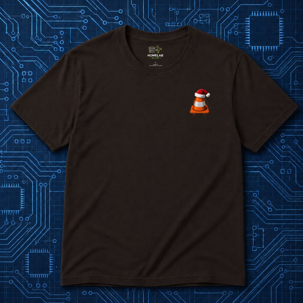 Traffic Cone Christmas T-Shirt