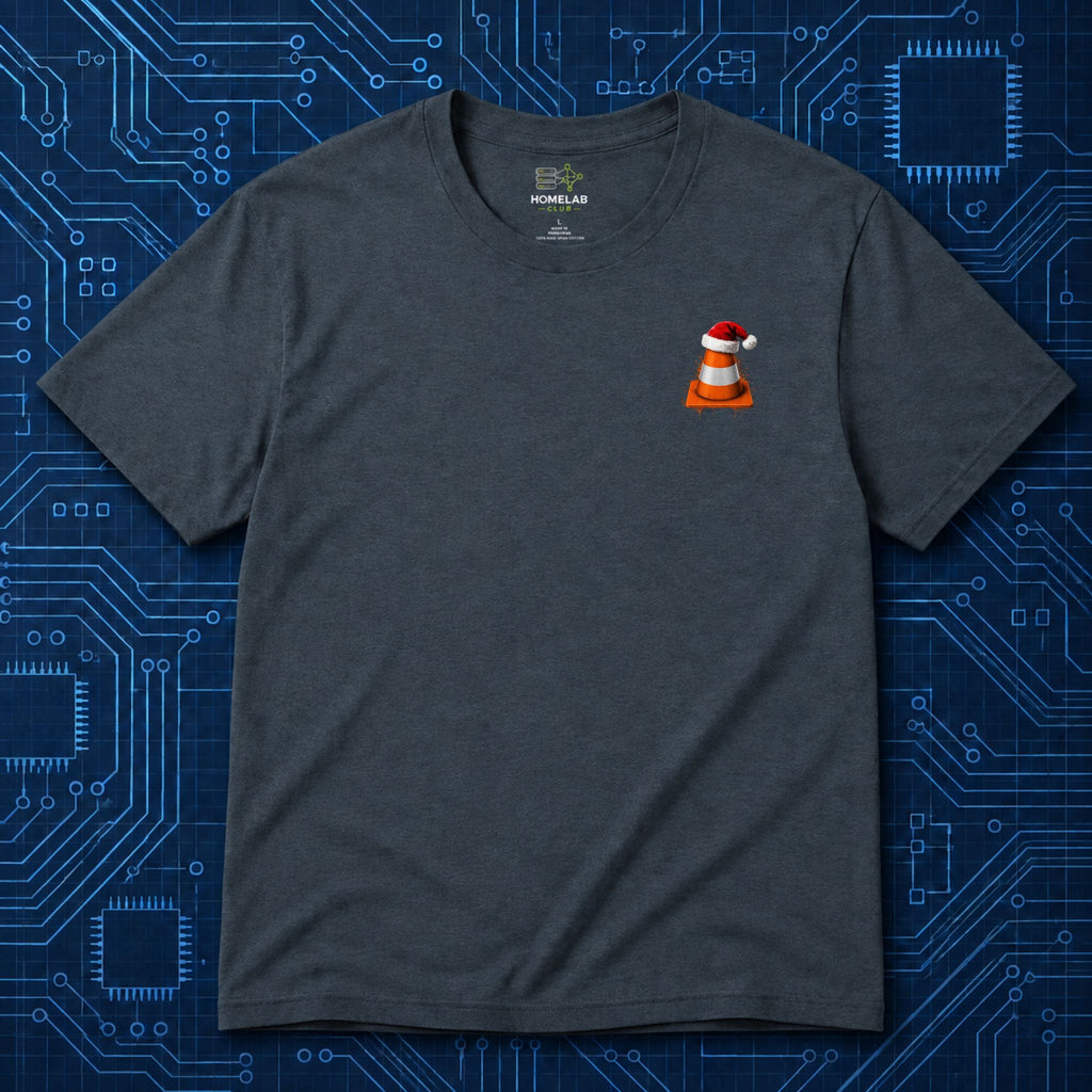 Traffic Cone Christmas T-Shirt
