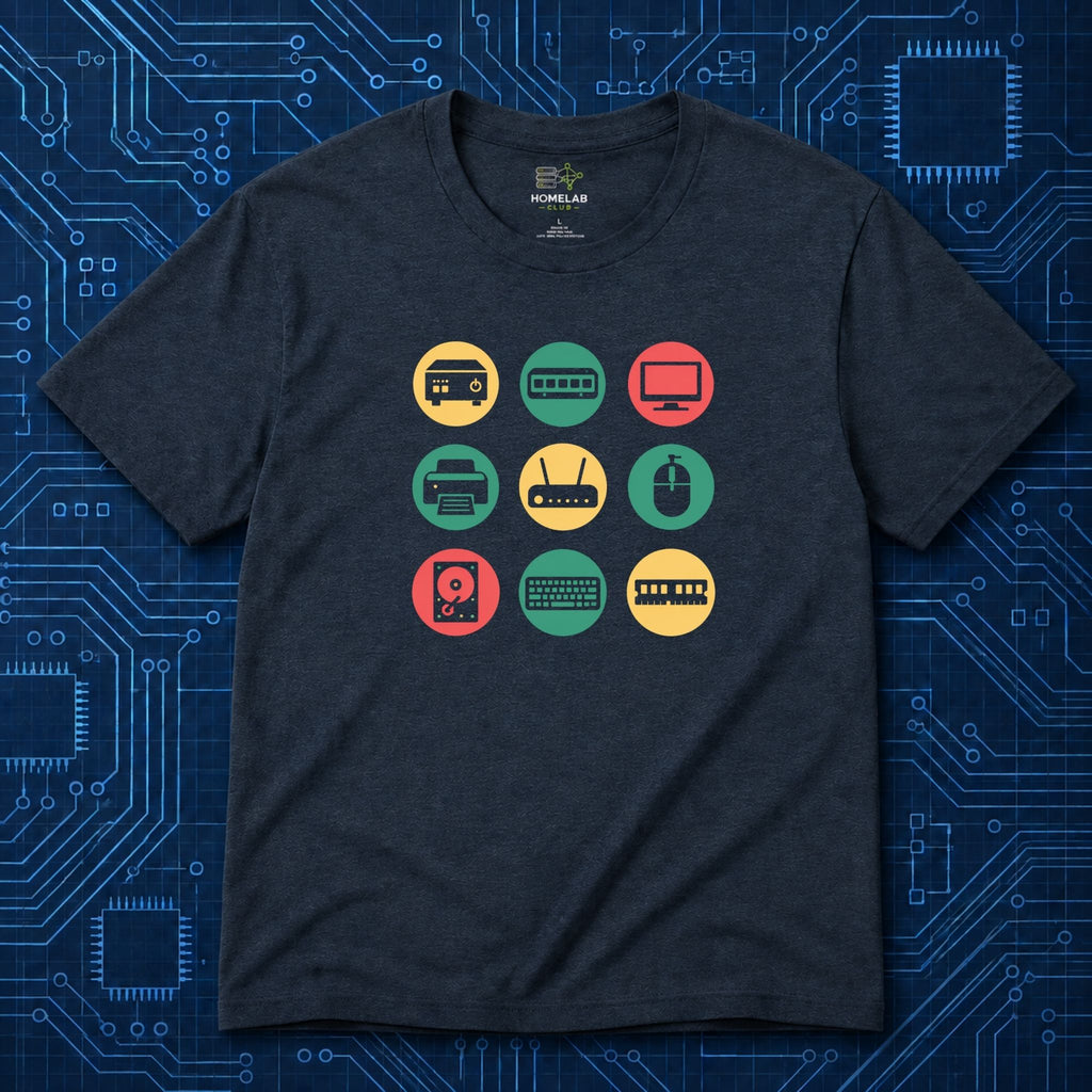 Homelab Key Components T-Shirt