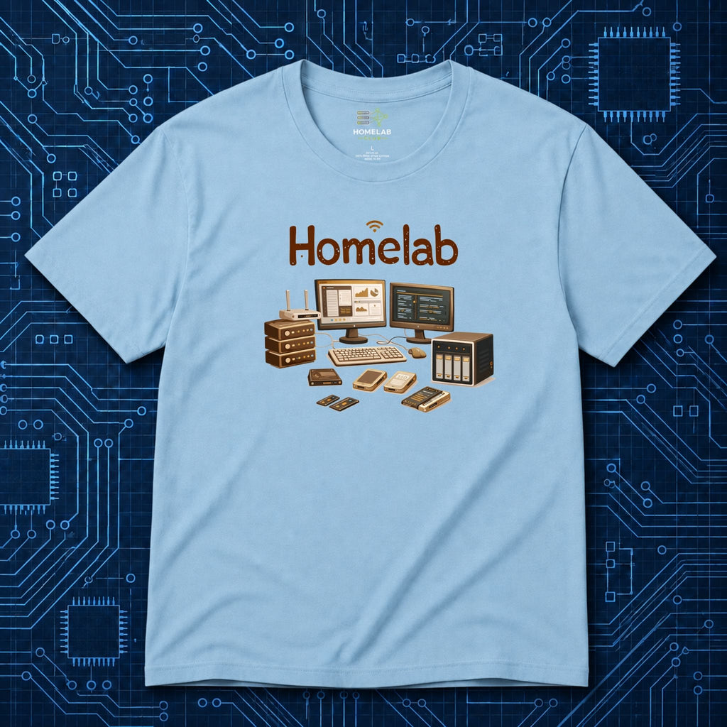 Wooden Homelab T-Shirt