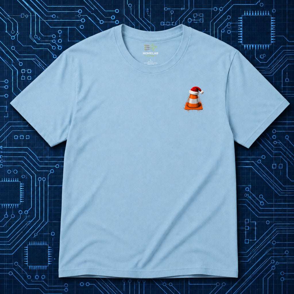 Traffic Cone Christmas T-Shirt