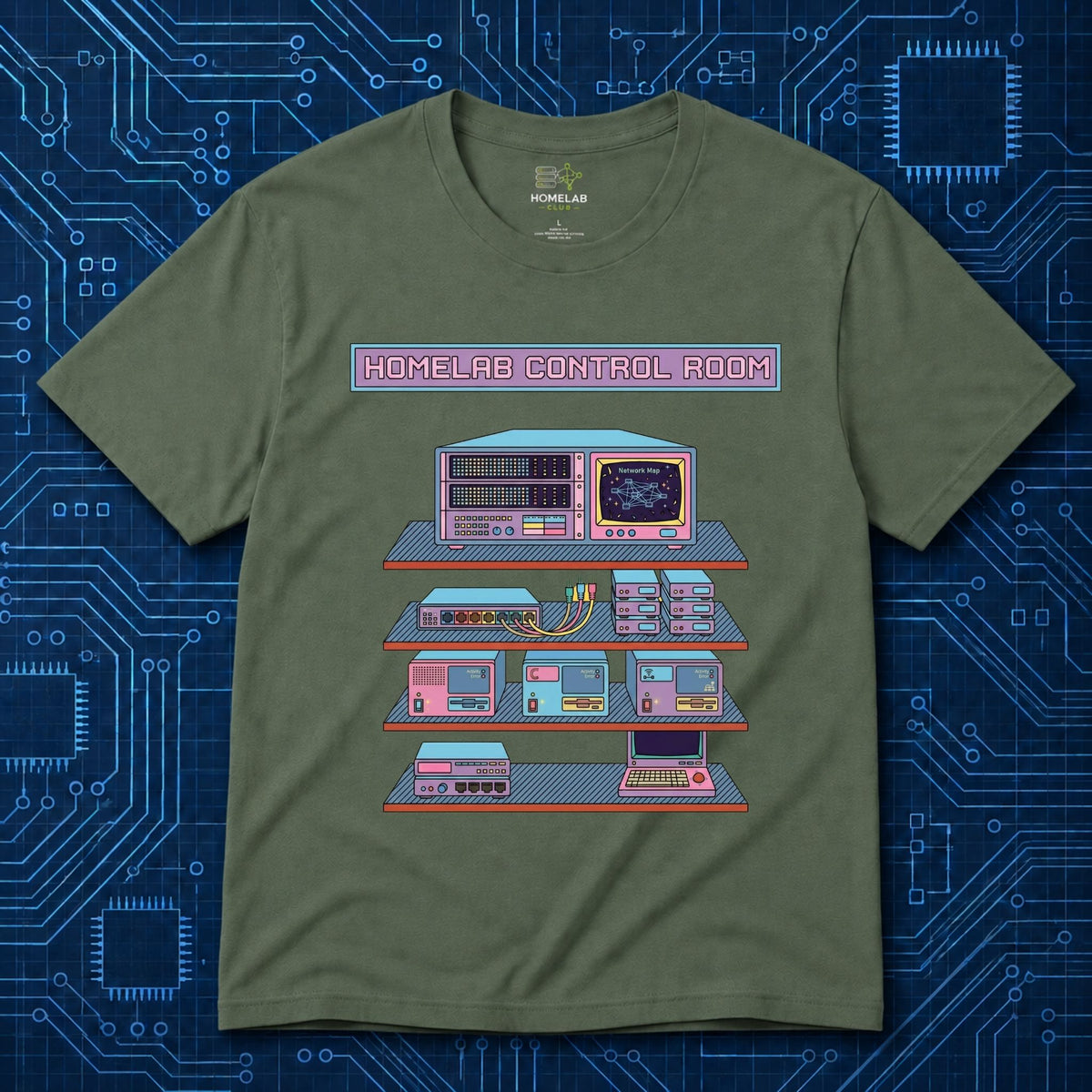 Homelab Control Room T-Shirt
