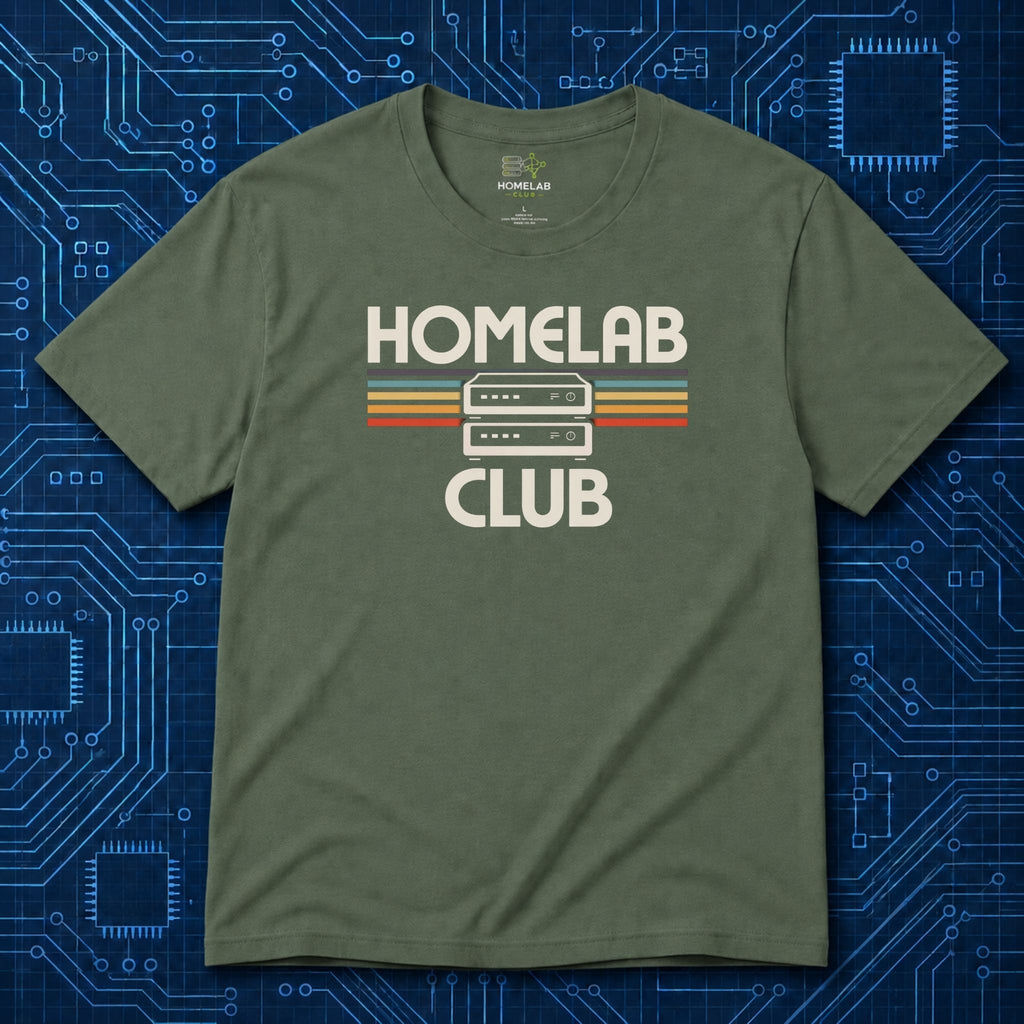 Retro Homelab Club MiniPc's T-Shirt