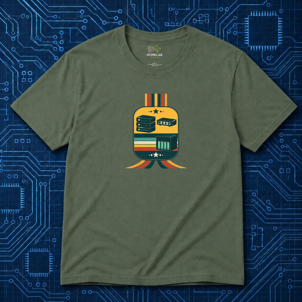 Retro Homelab T-Shirt