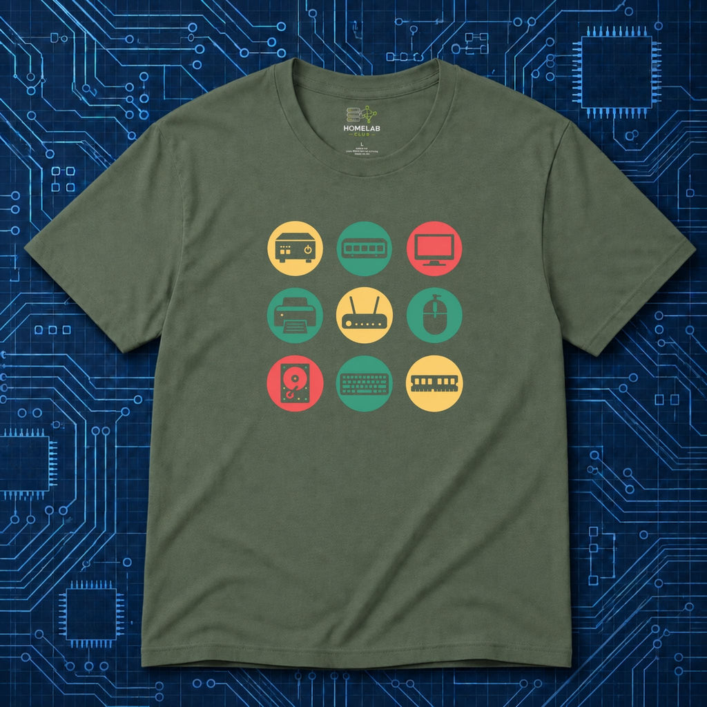 Homelab Key Components T-Shirt