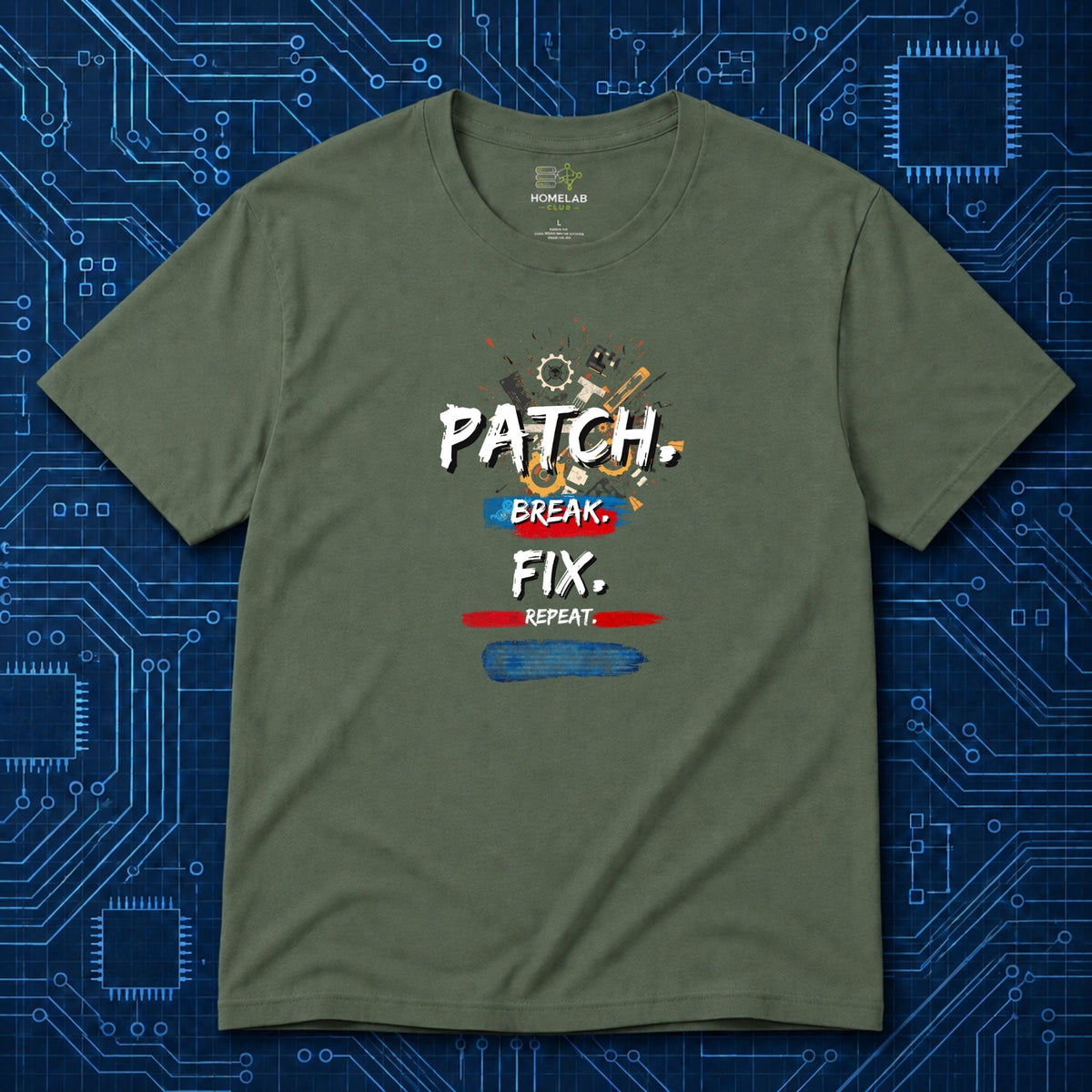 Patch Break Fix Repeat T-Shirt