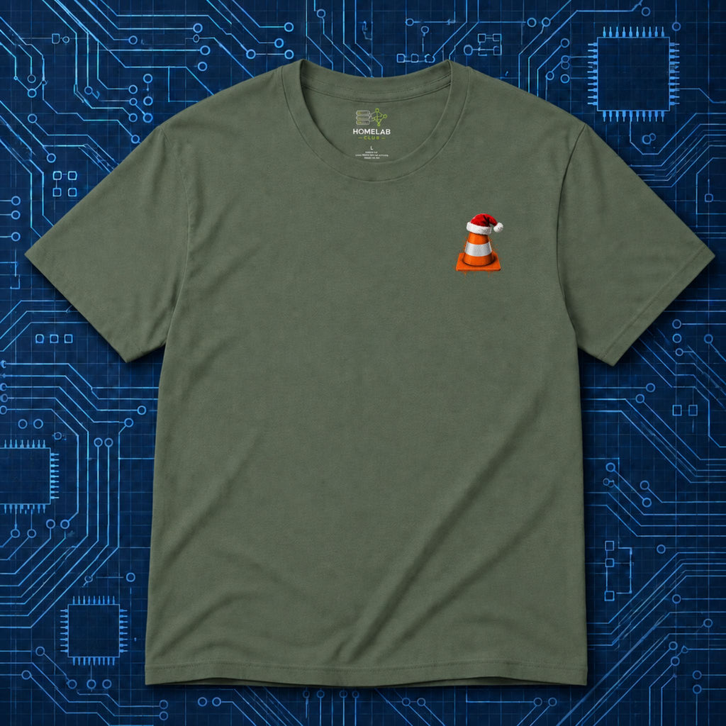Traffic Cone Christmas T-Shirt