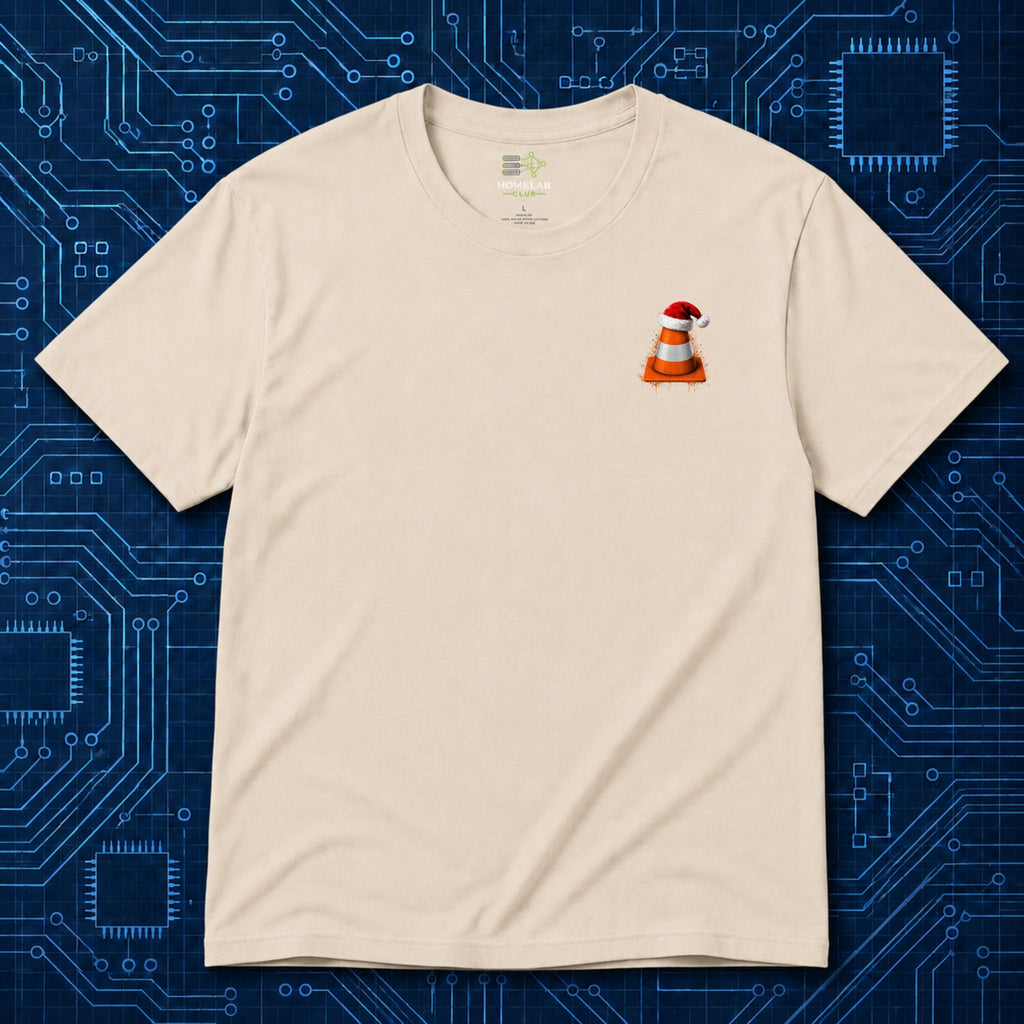 Traffic Cone Christmas T-Shirt