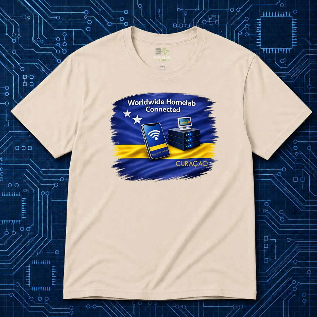 Worldwide Homelab Connected T-Shirt | Blue Waves Edition 2026