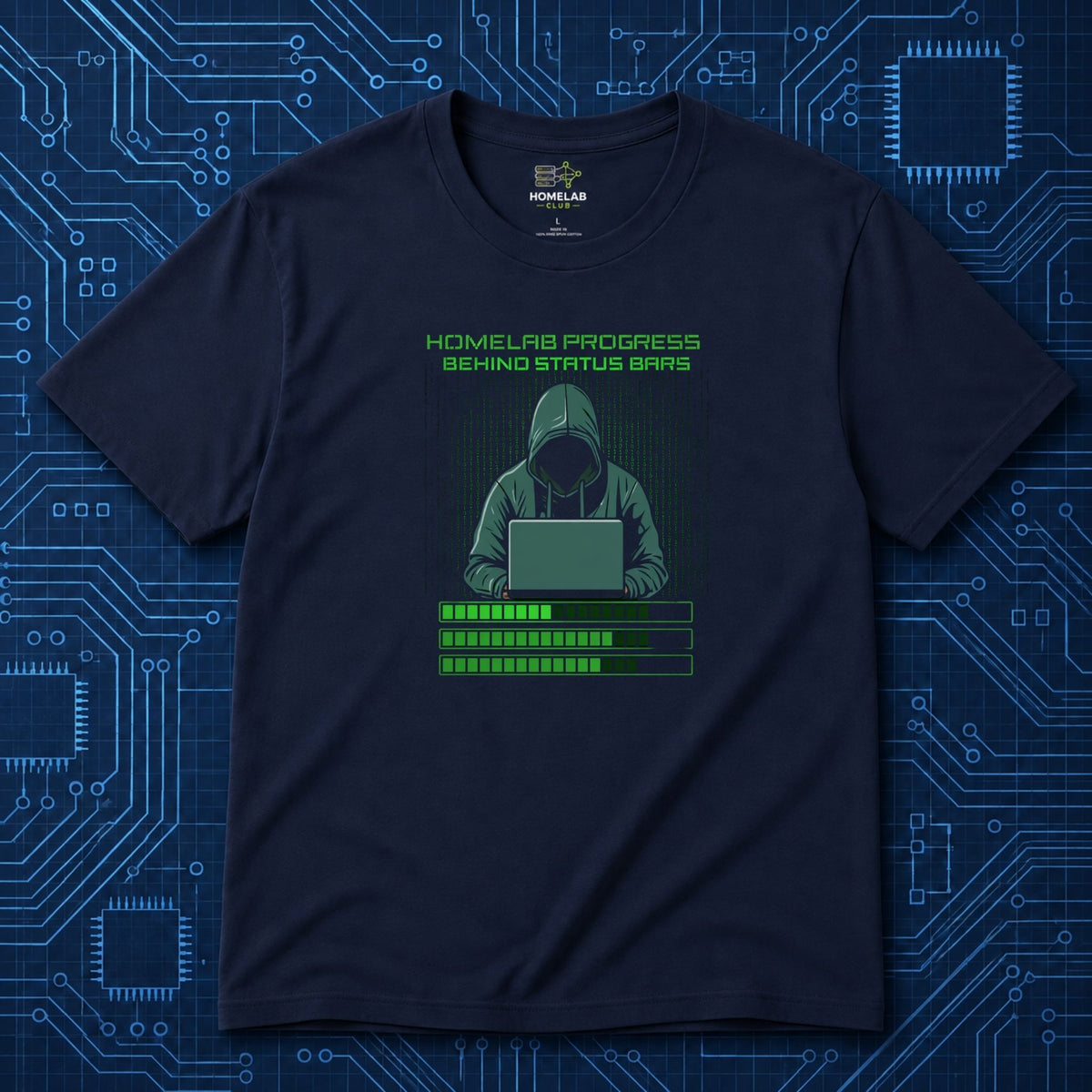 Progress Behind Status Bars T-Shirt