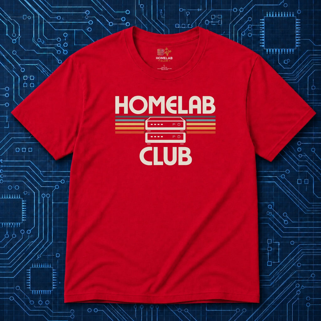 Retro Homelab Club MiniPc's T-Shirt