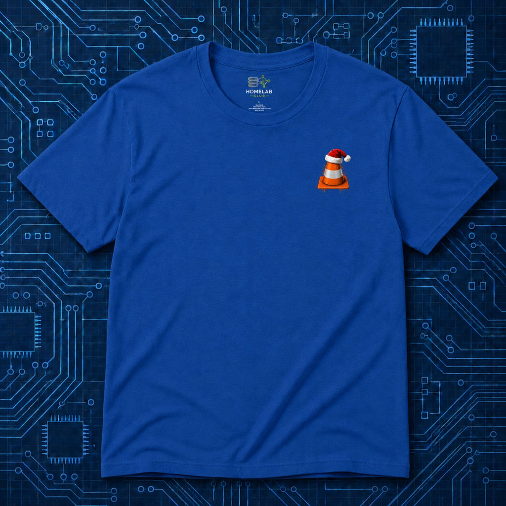 Traffic Cone Christmas T-Shirt