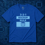 3-2-1 Backup Rule T-Shirt