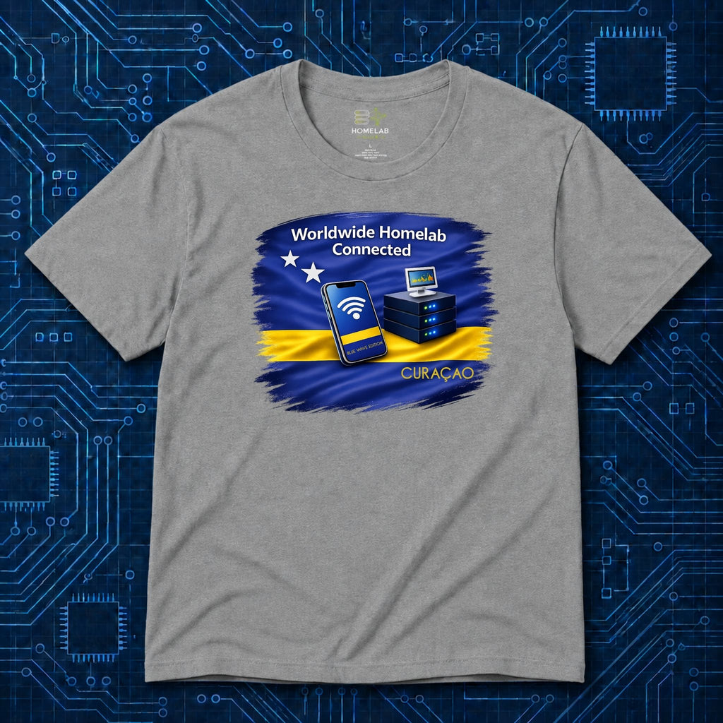 Worldwide Homelab Connected T-Shirt | Blue Waves Edition 2026