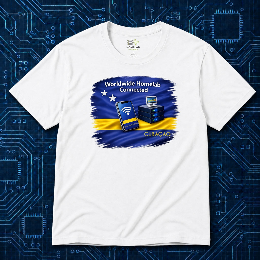 Worldwide Homelab Connected T-Shirt | Blue Waves Edition 2026