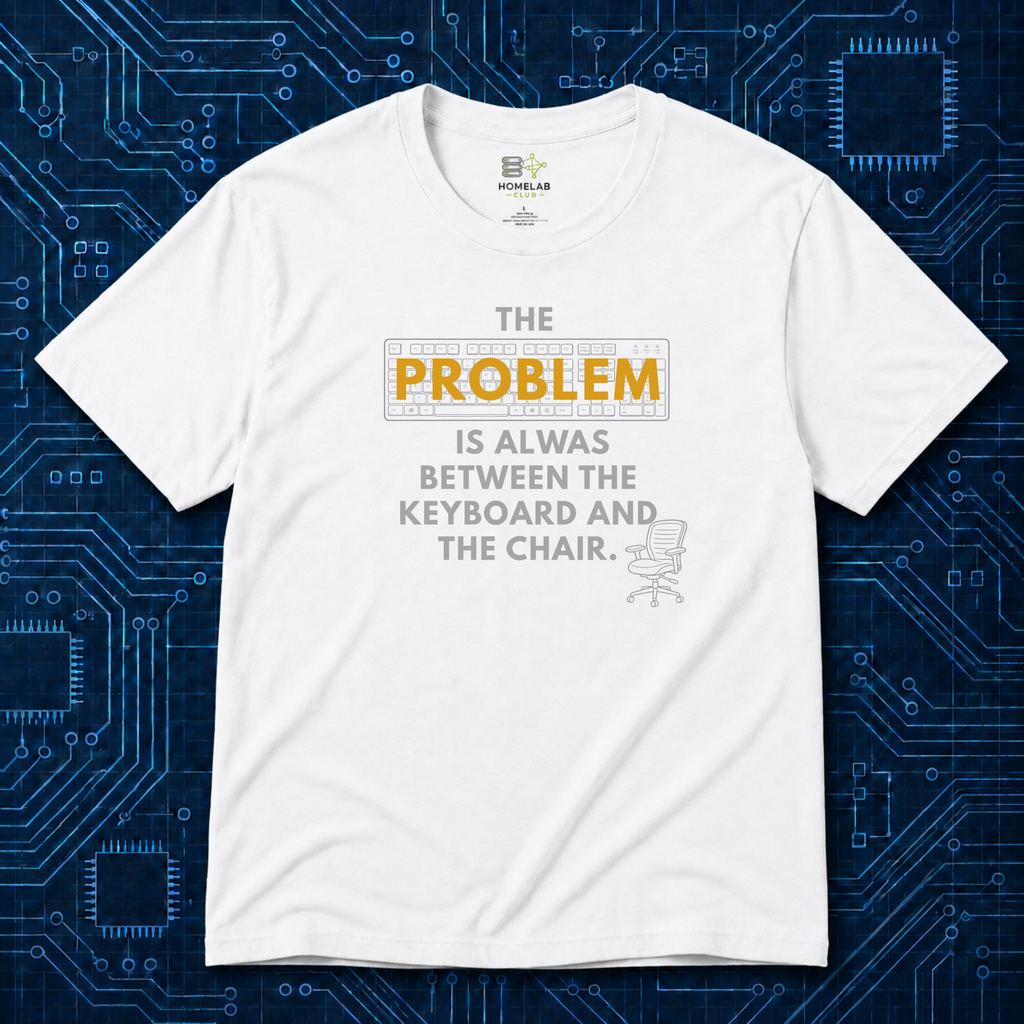 Between Keyboard And Chair T-Shirt